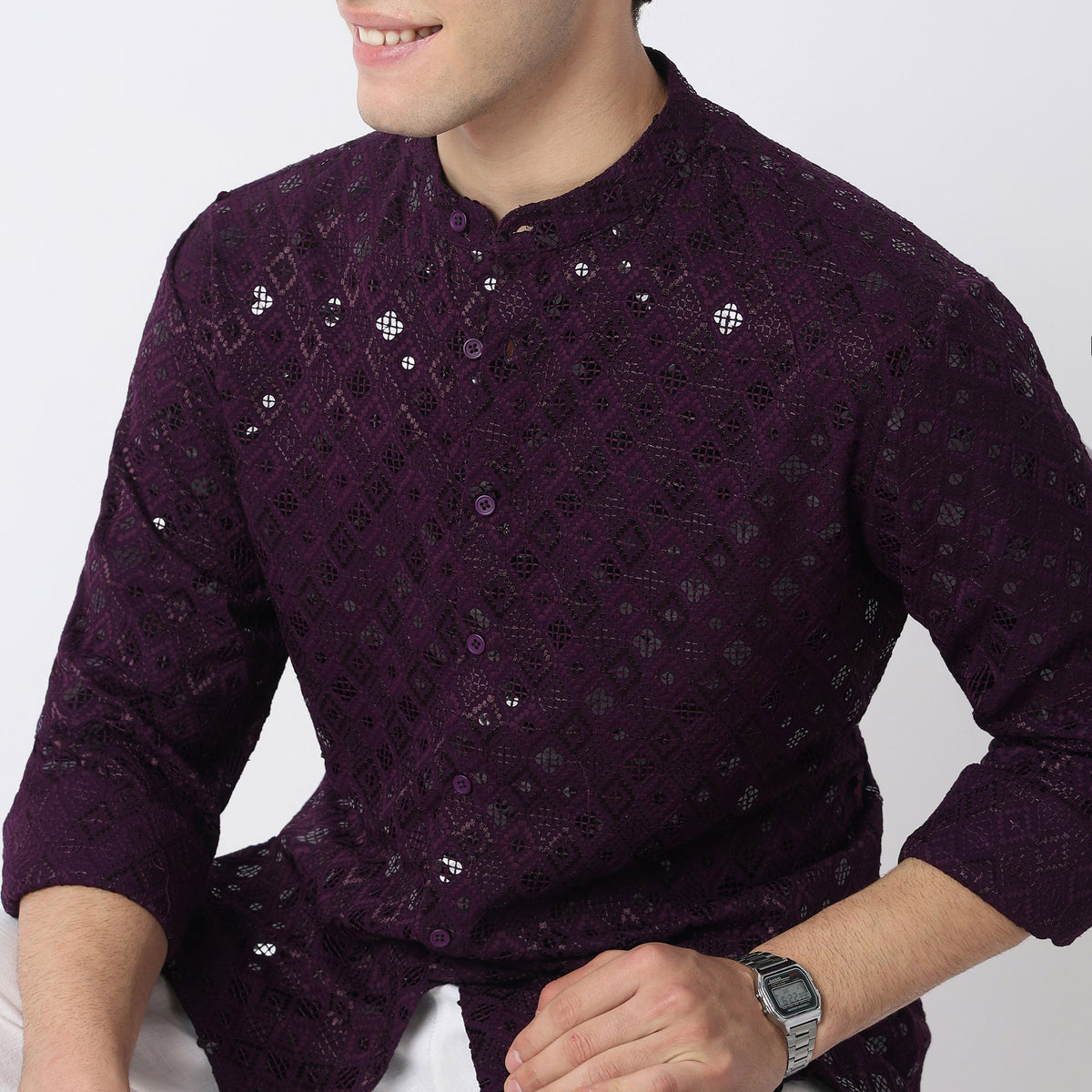 Embroidered Straight Kurta