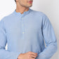 Cotton Jacquard Short Kurta