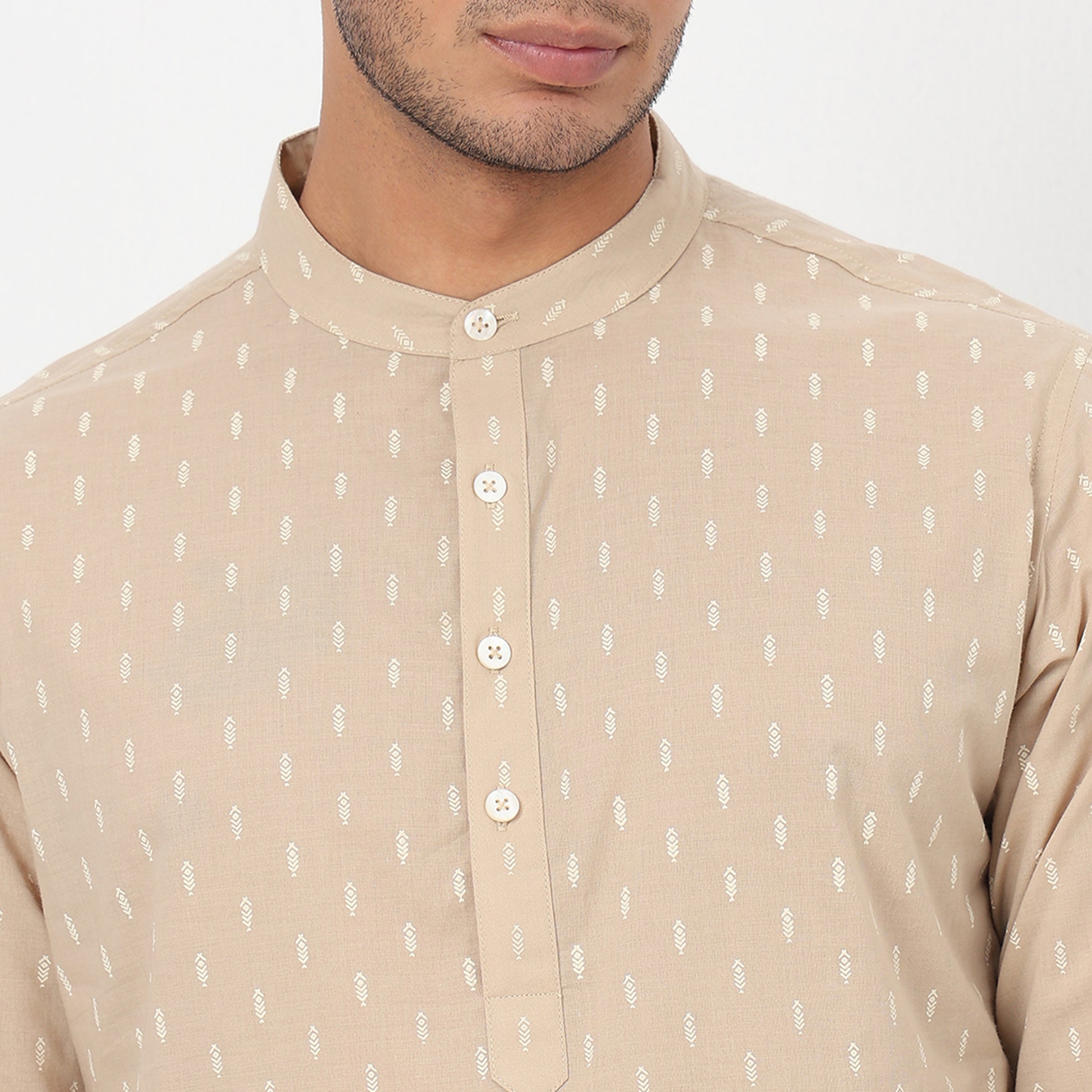 Cotton Printed Short Kurta