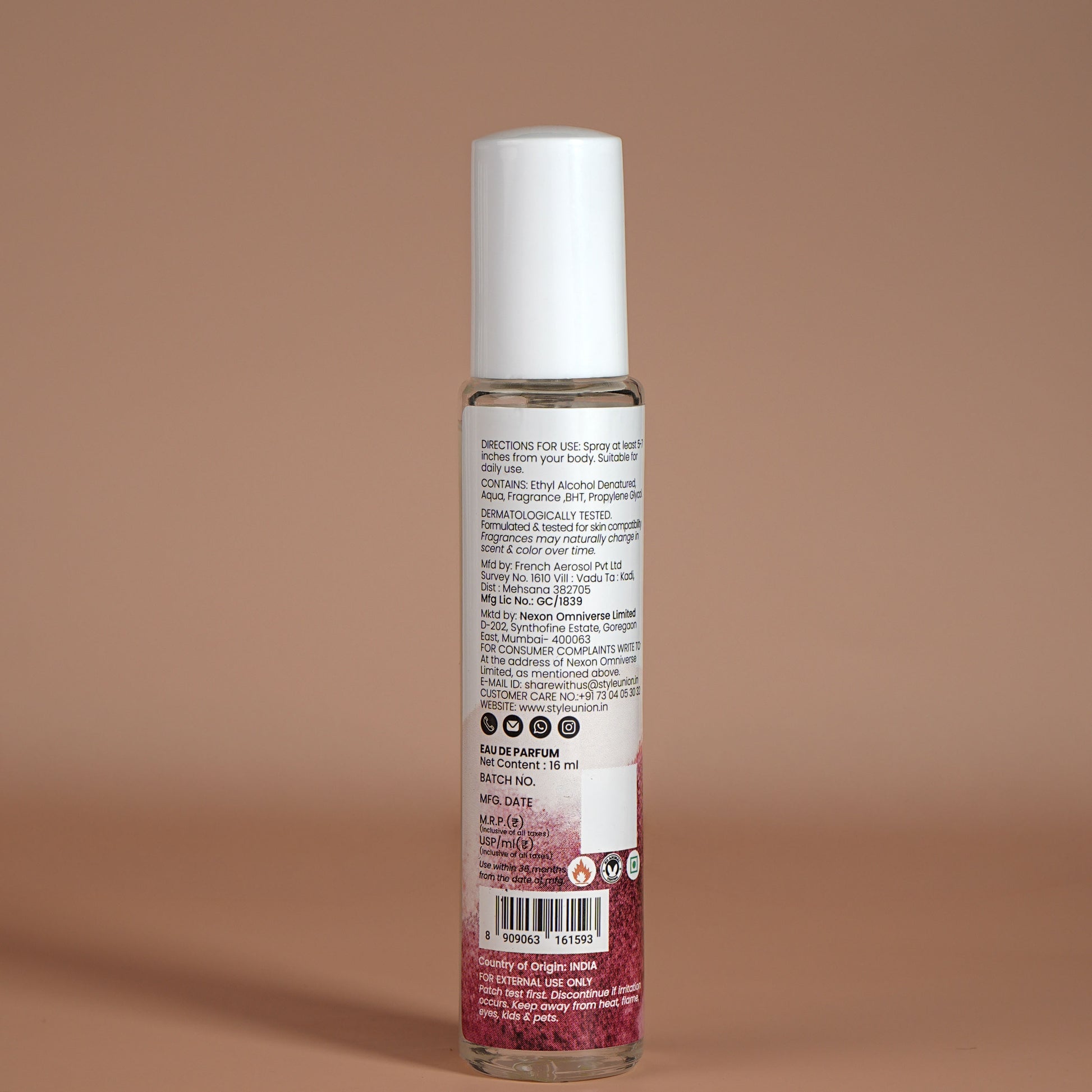 Style Union Long-Lasting Mens Perfumes - 16ml