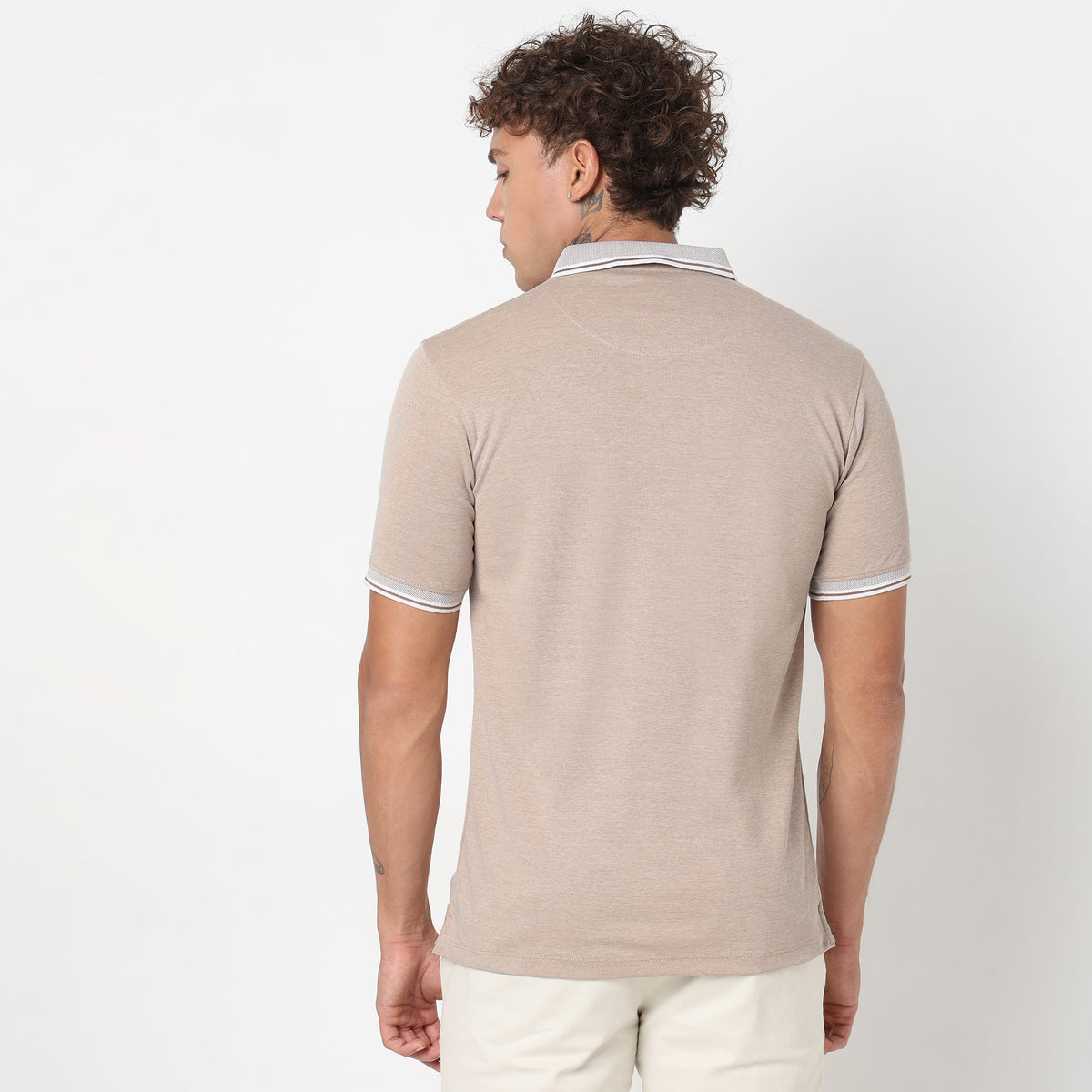 Regular Fit Structured Polo T-Shirt