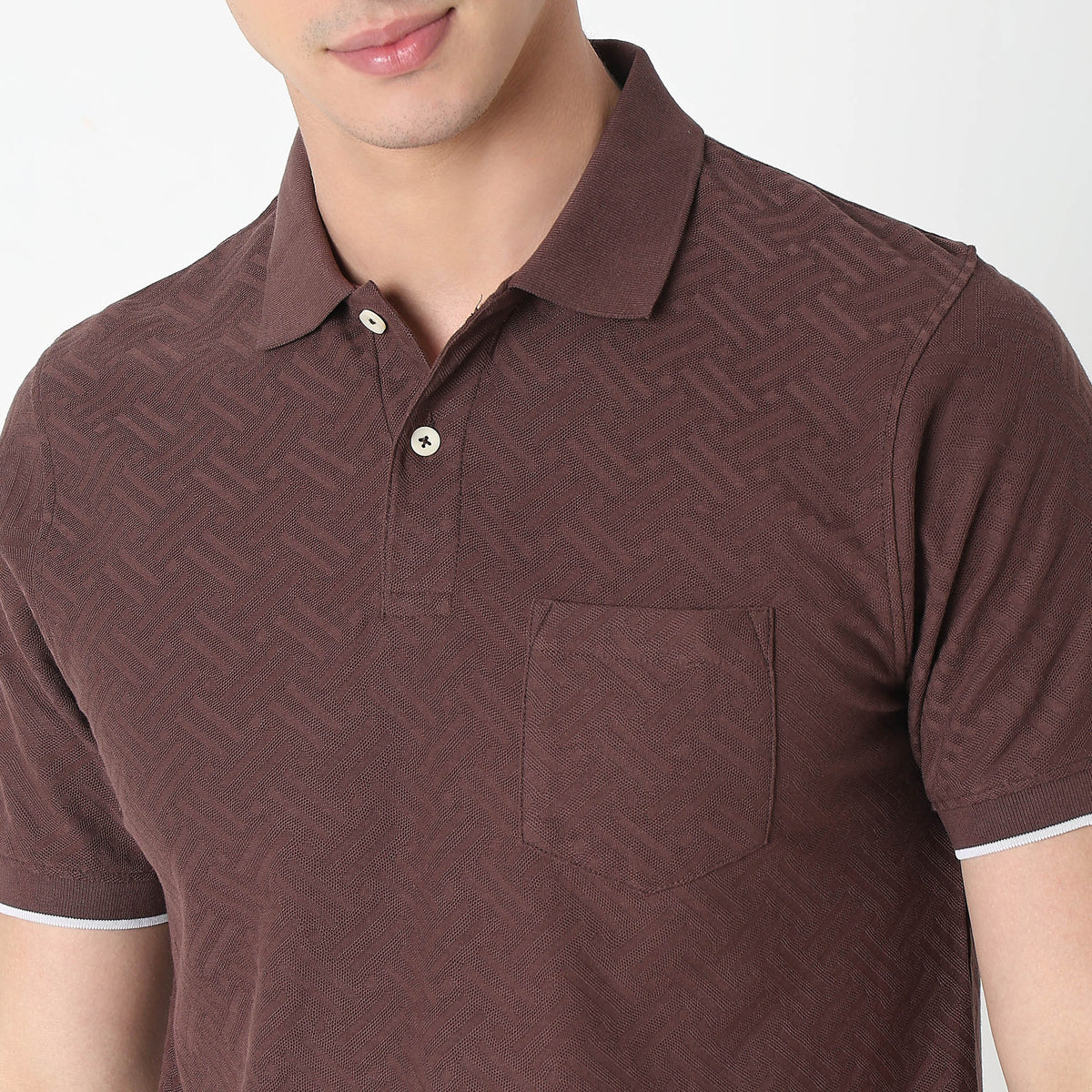 Regular Fit Structured Polo T-Shirt