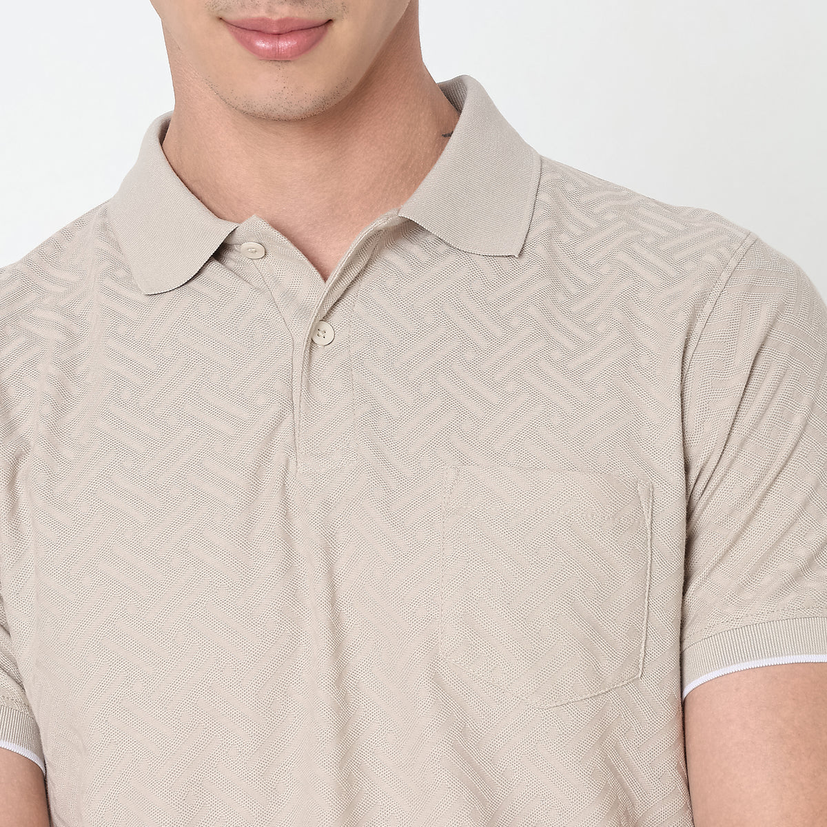 Regular Fit Structured Polo T-Shirt