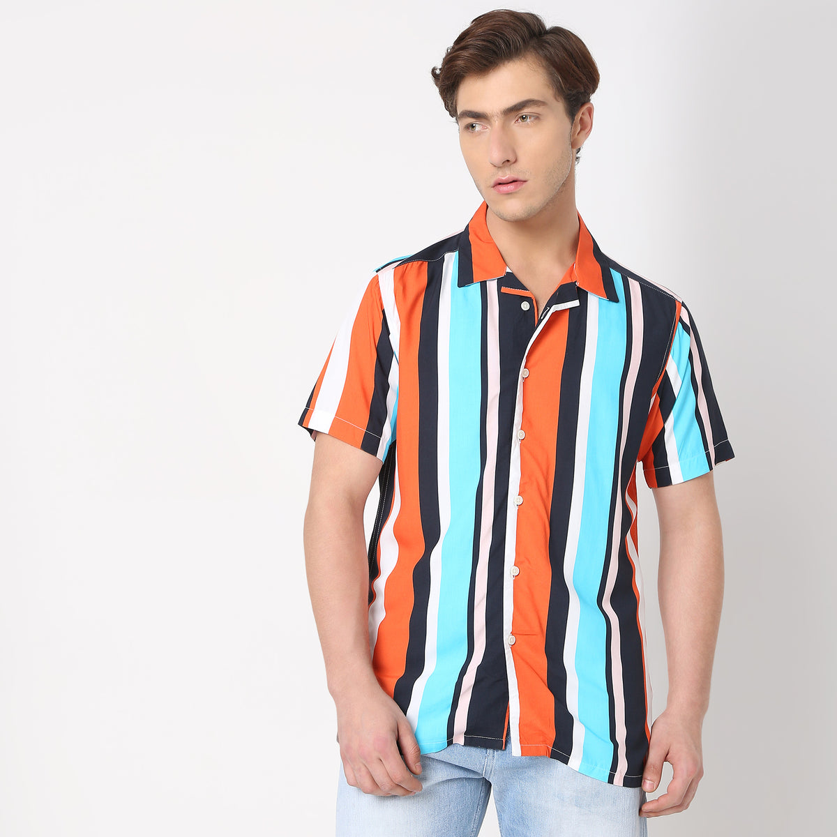 Regular Fit Striped Shirt