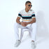 Regular Fit Striped Polo T-Shirt
