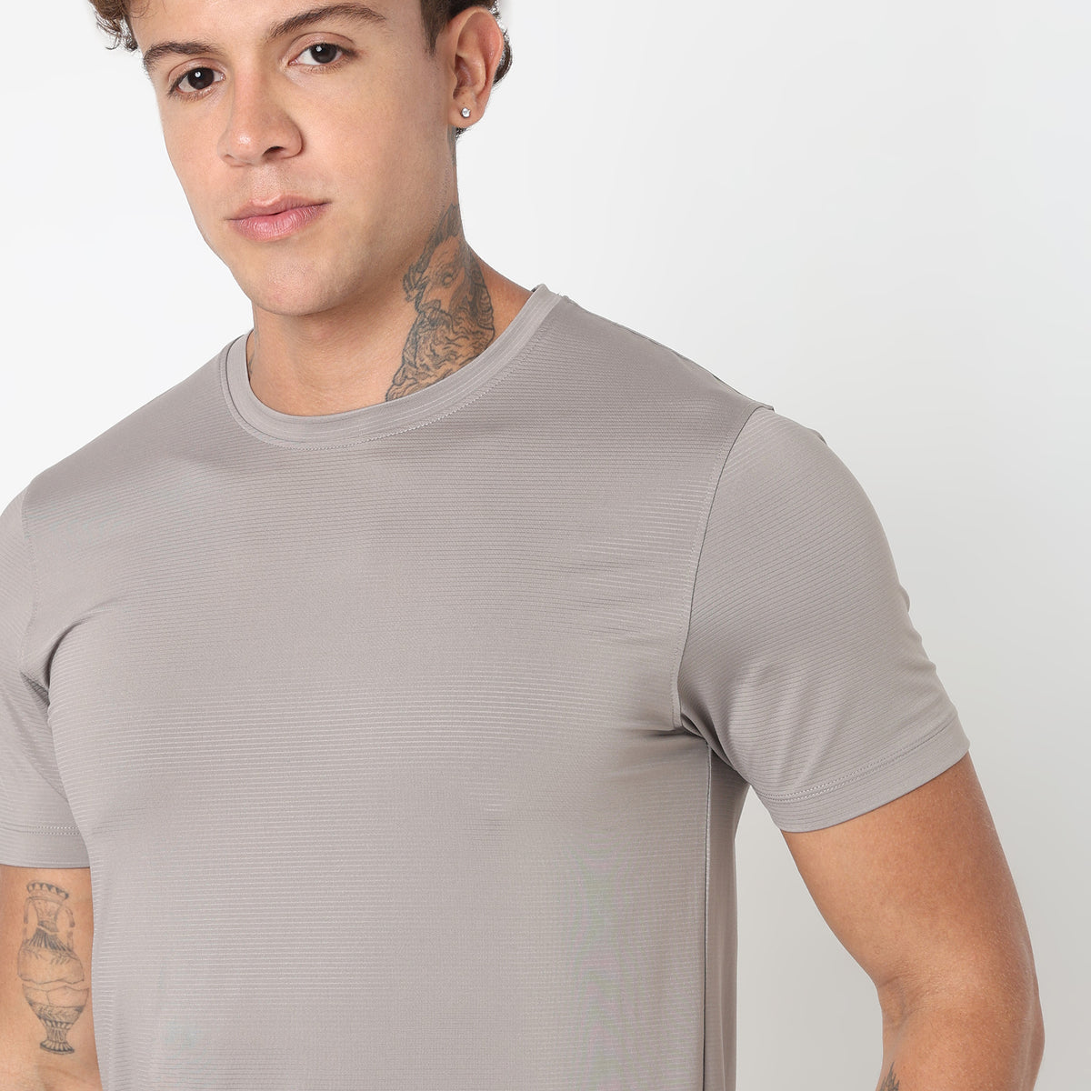 Regular Fit Solid T-Shirt