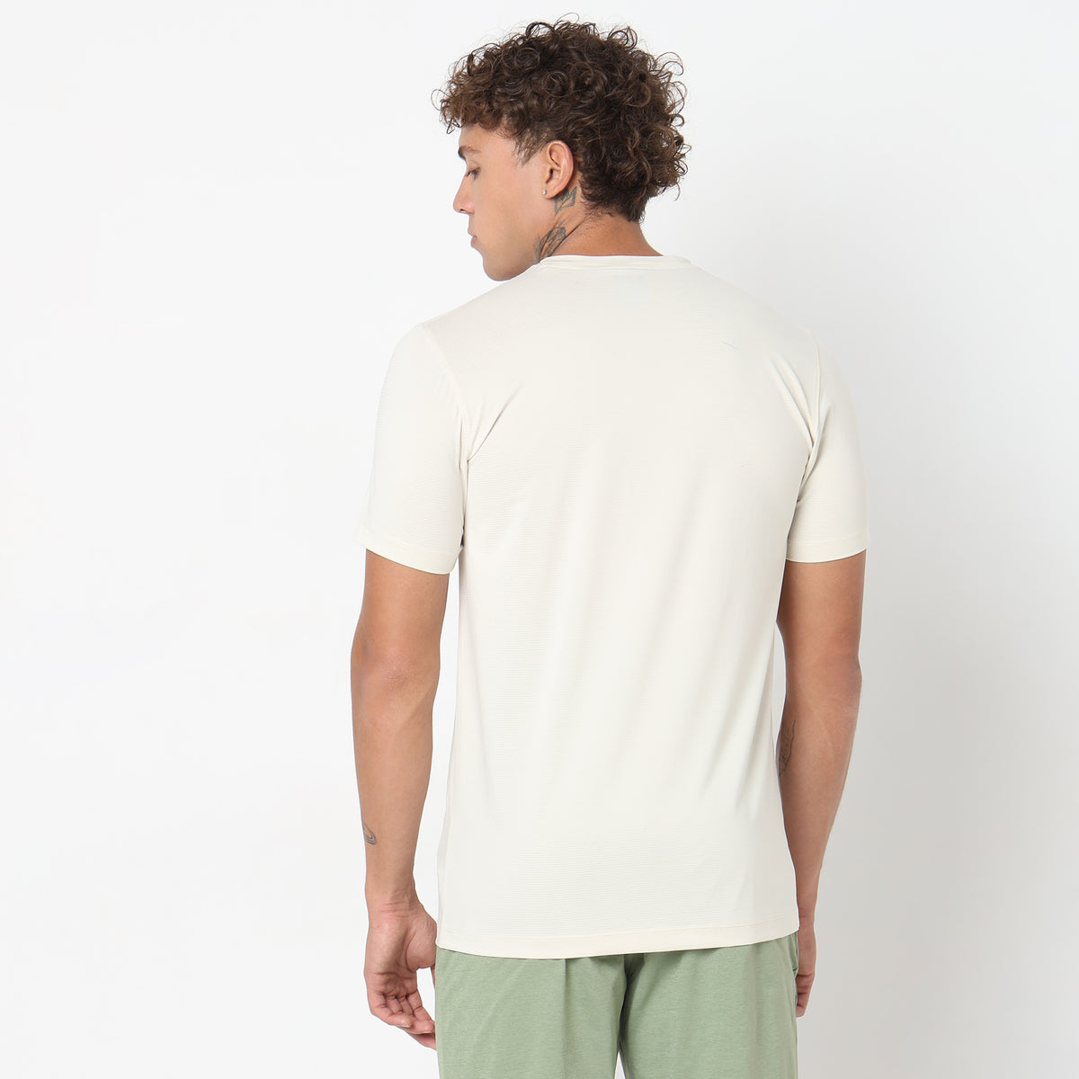 Regular Fit Solid T-Shirt