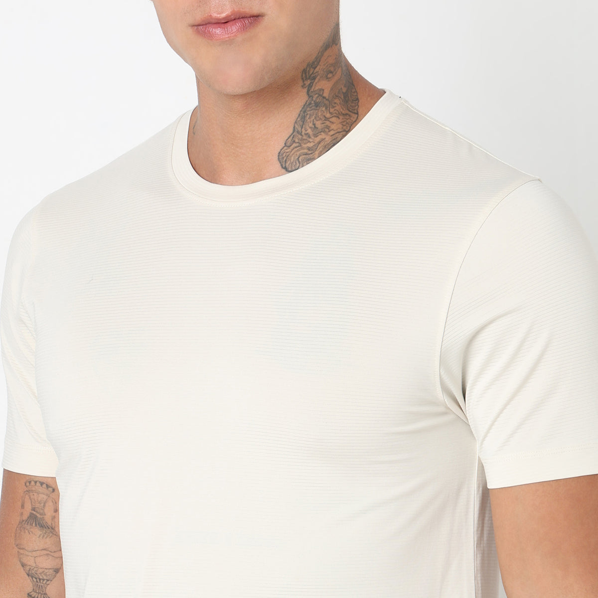 Regular Fit Solid T-Shirt