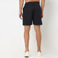 Regular Fit Solid Mid Rise Shorts