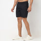 Regular Fit Solid Mid Rise Shorts
