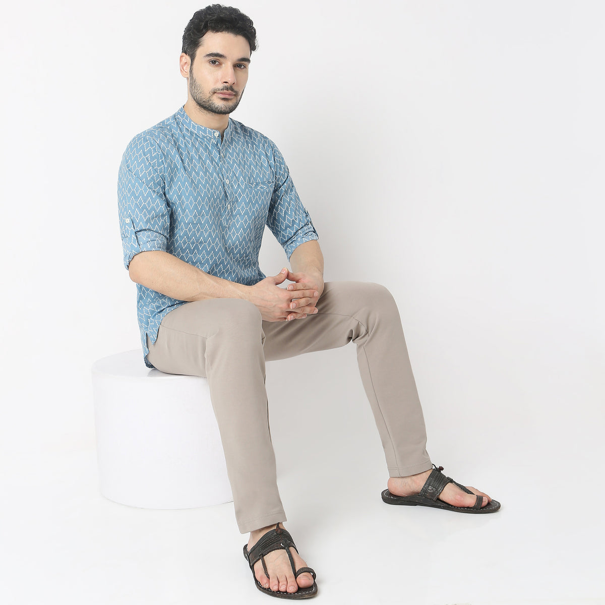 Regular Fit Printed Kurta