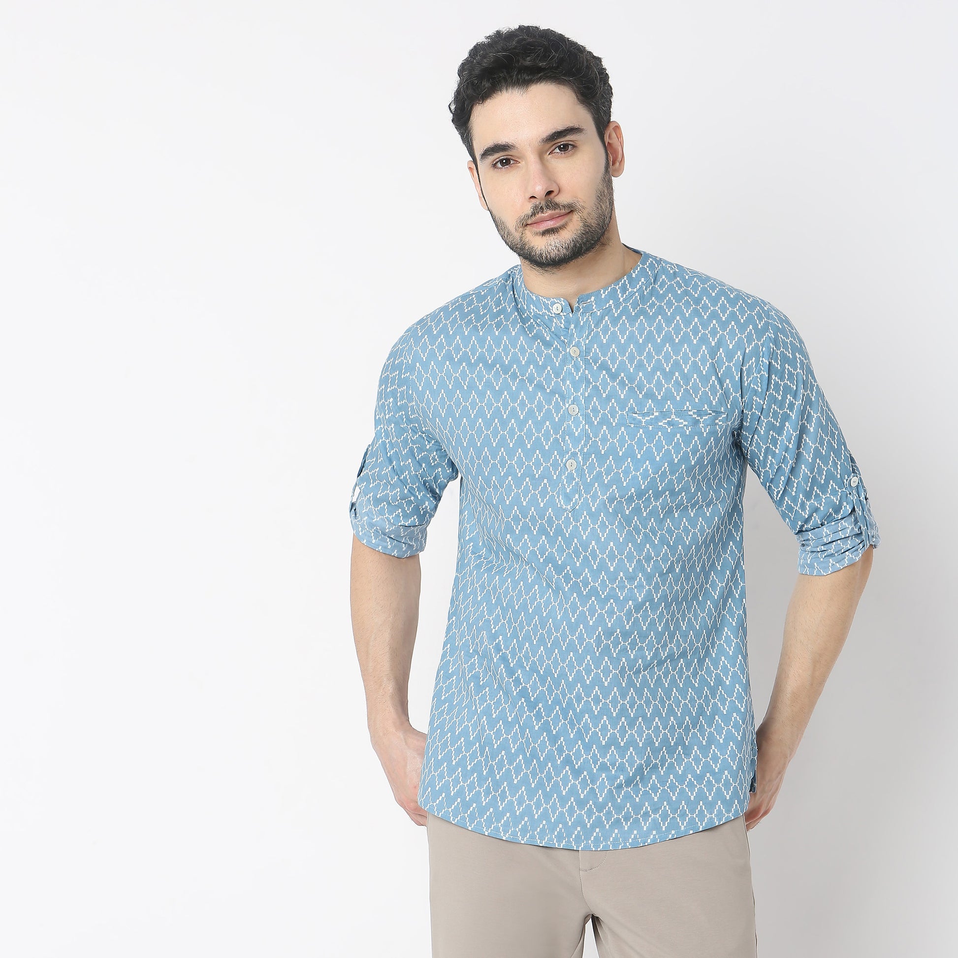 Regular Fit Printed Kurta