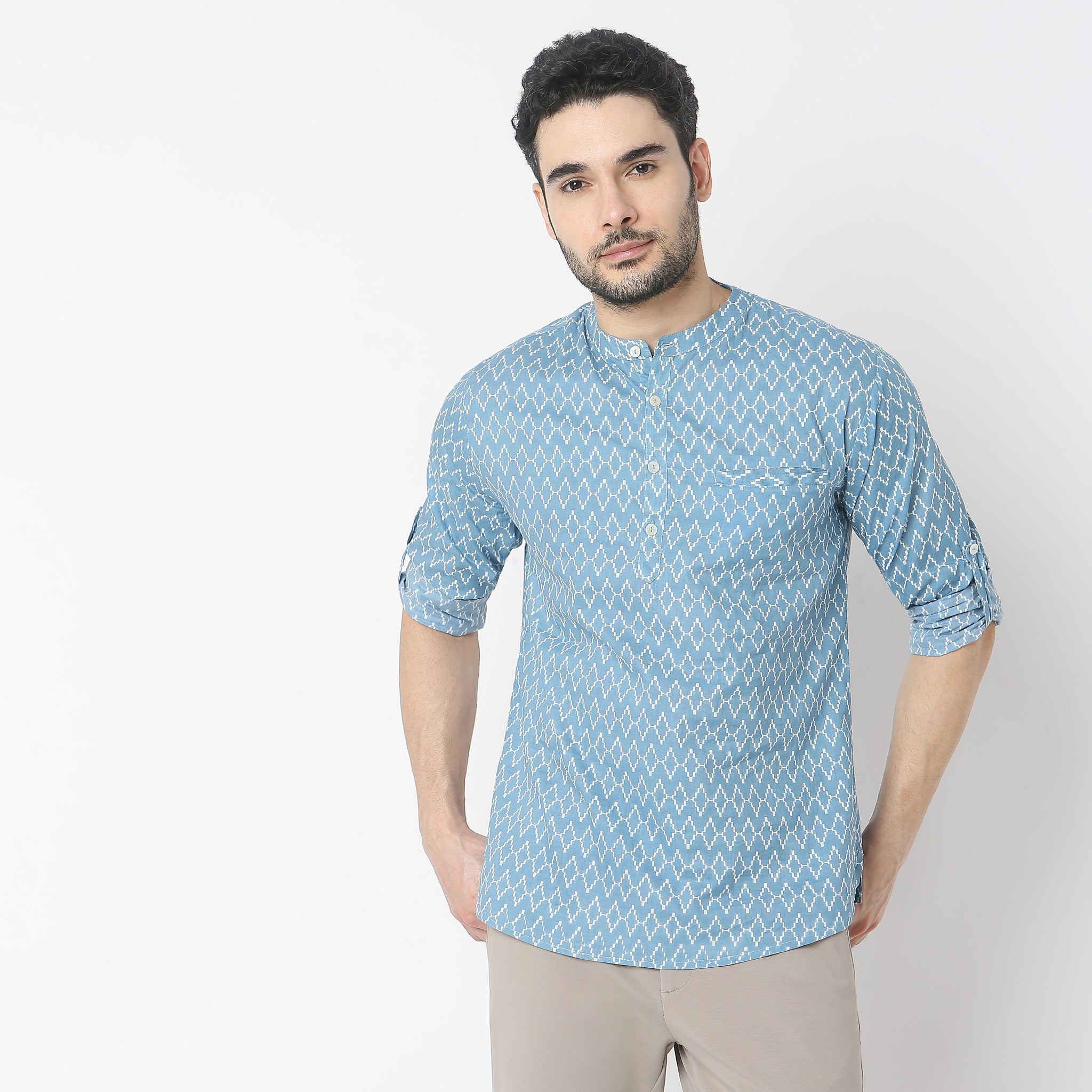 Regular Fit Printed Kurta