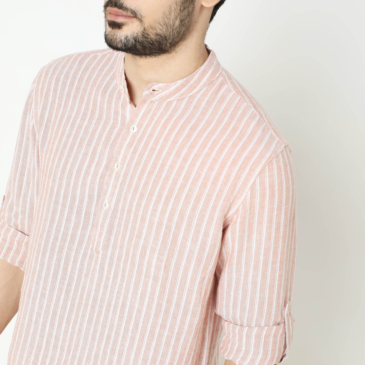 Regular Fit Striped Kurta