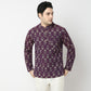 Regular Fit Jacquard Kurta