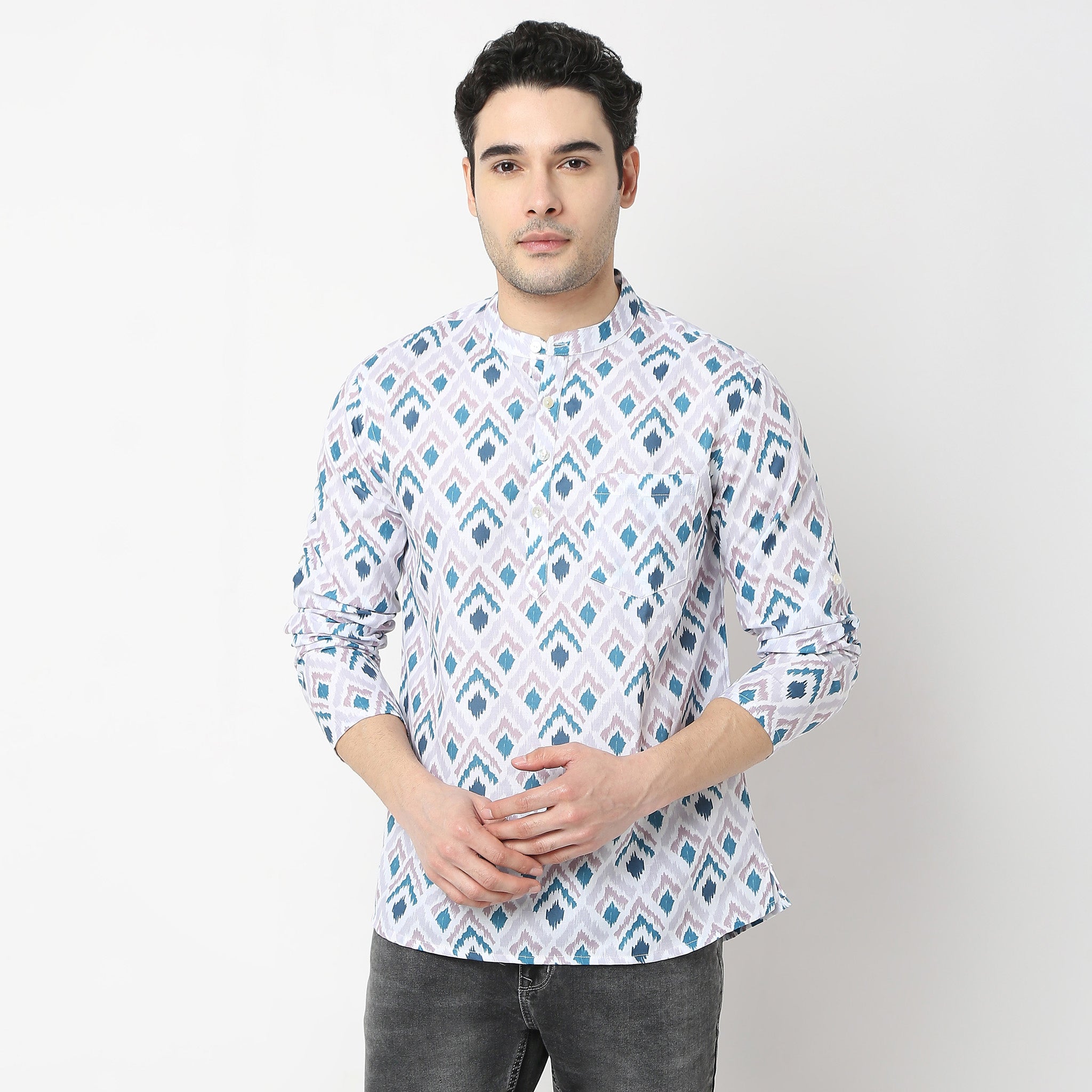 Regular Fit Printed Kurta