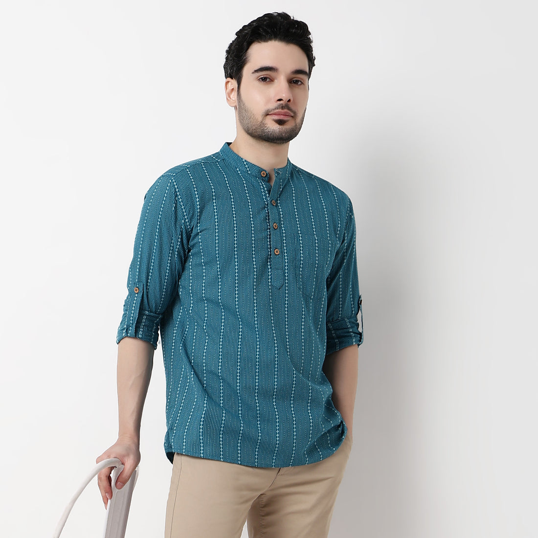 Dobby Short Kurta
