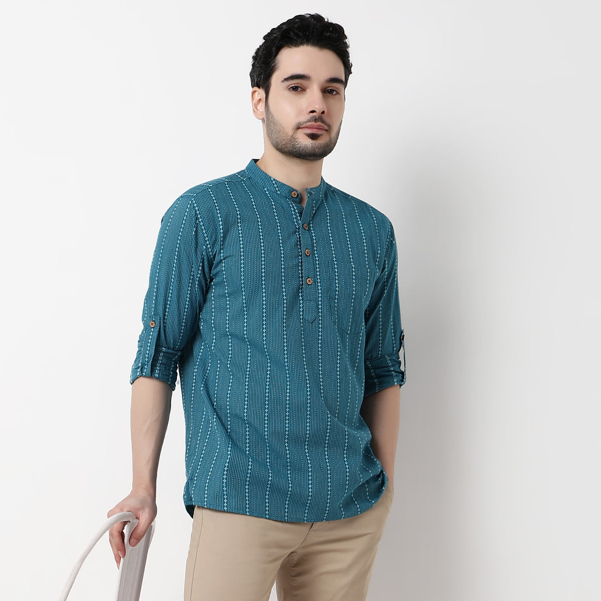 Dobby Short Kurta