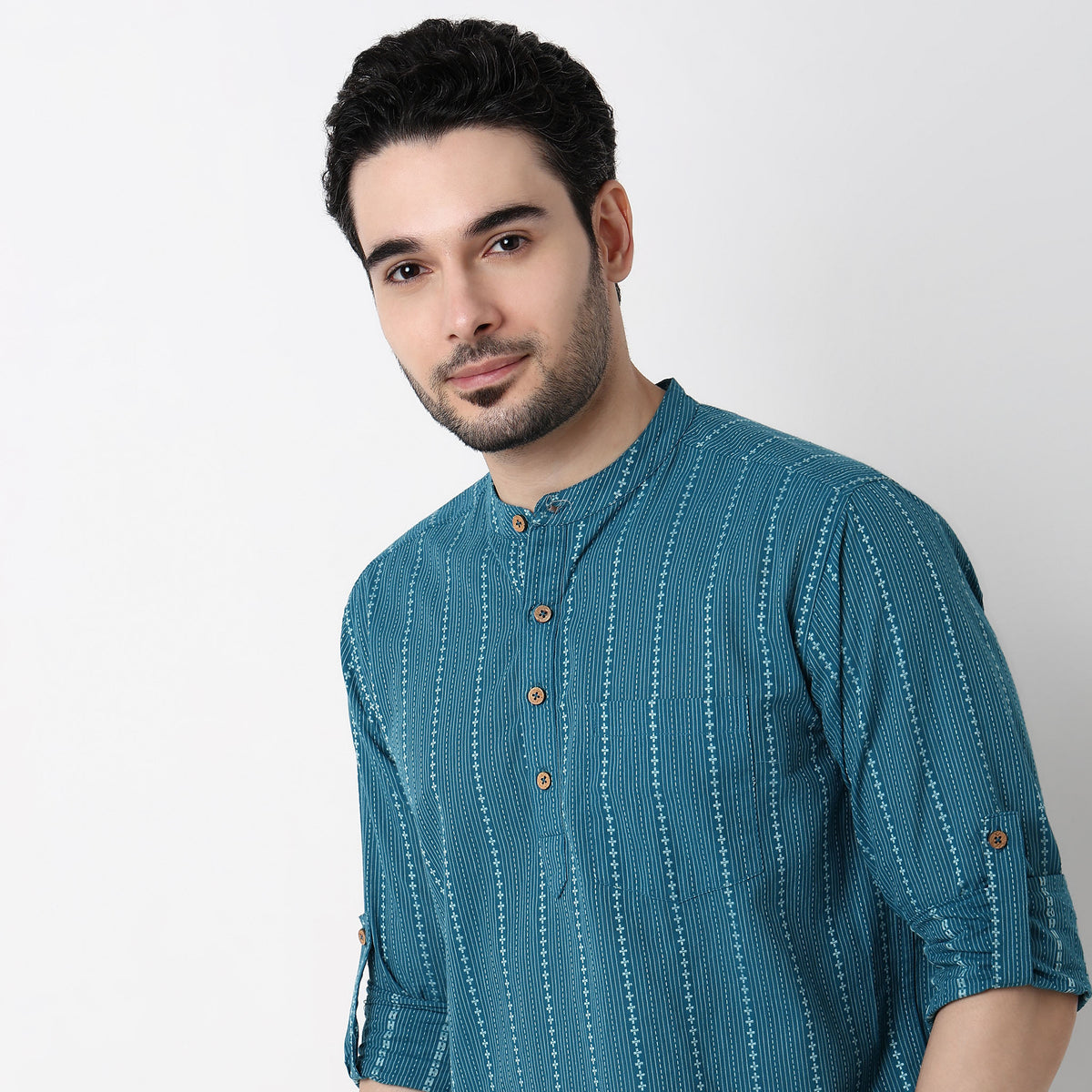 Dobby Short Kurta