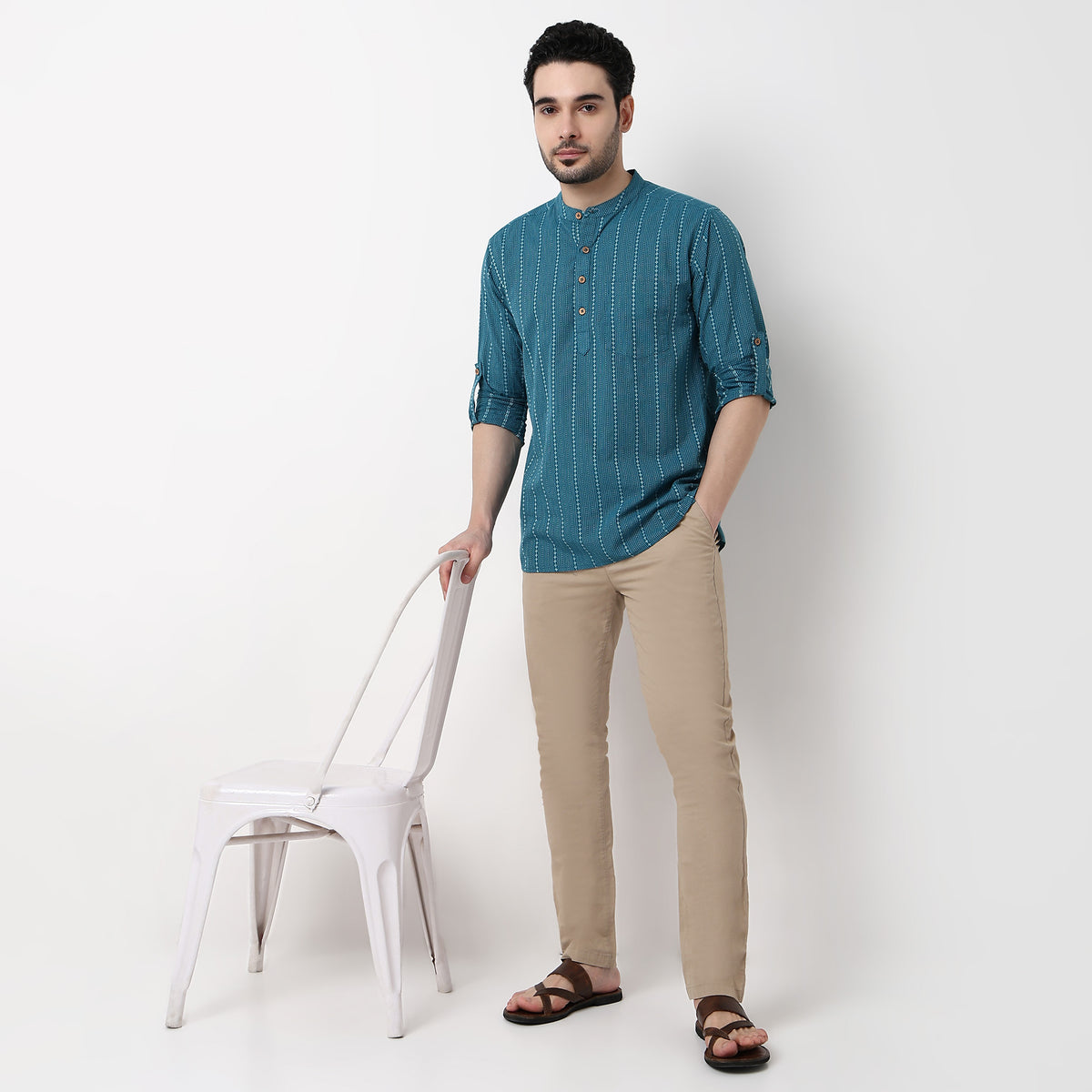 Dobby Short Kurta
