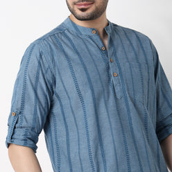 Dobby Short Kurta
