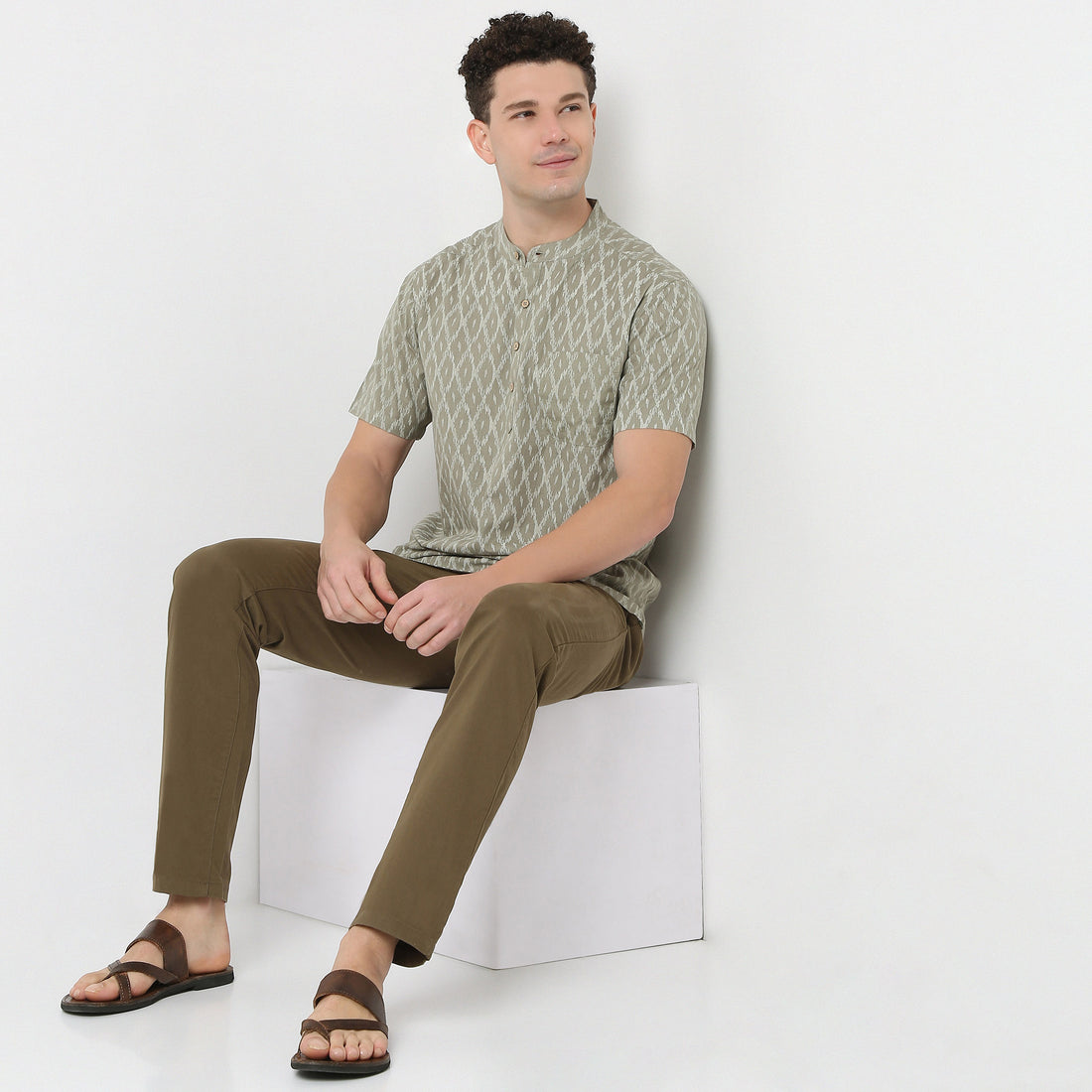 Printed Short Kurta