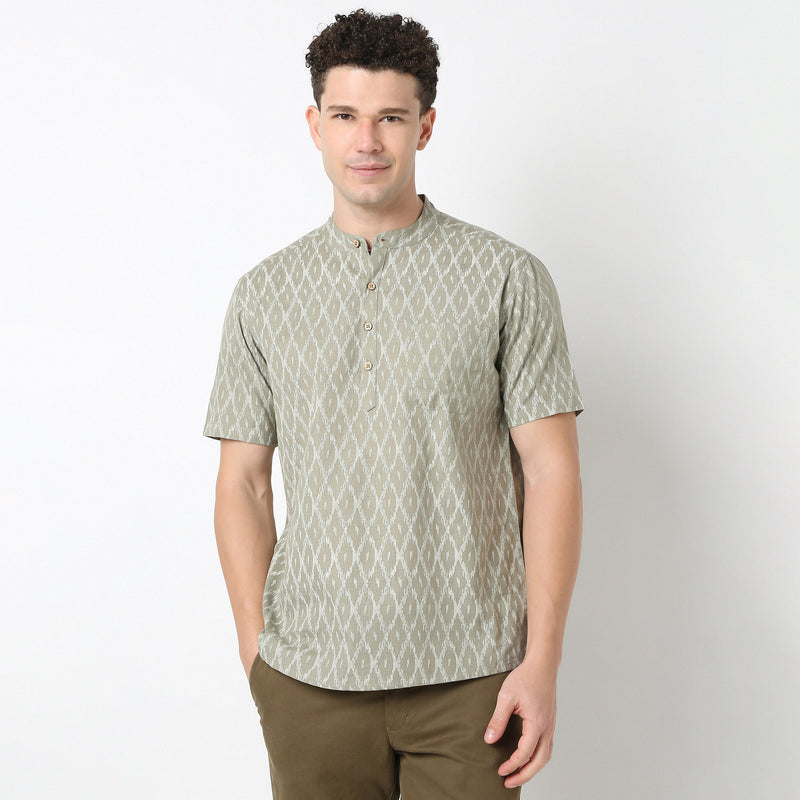 Printed Short Kurta
