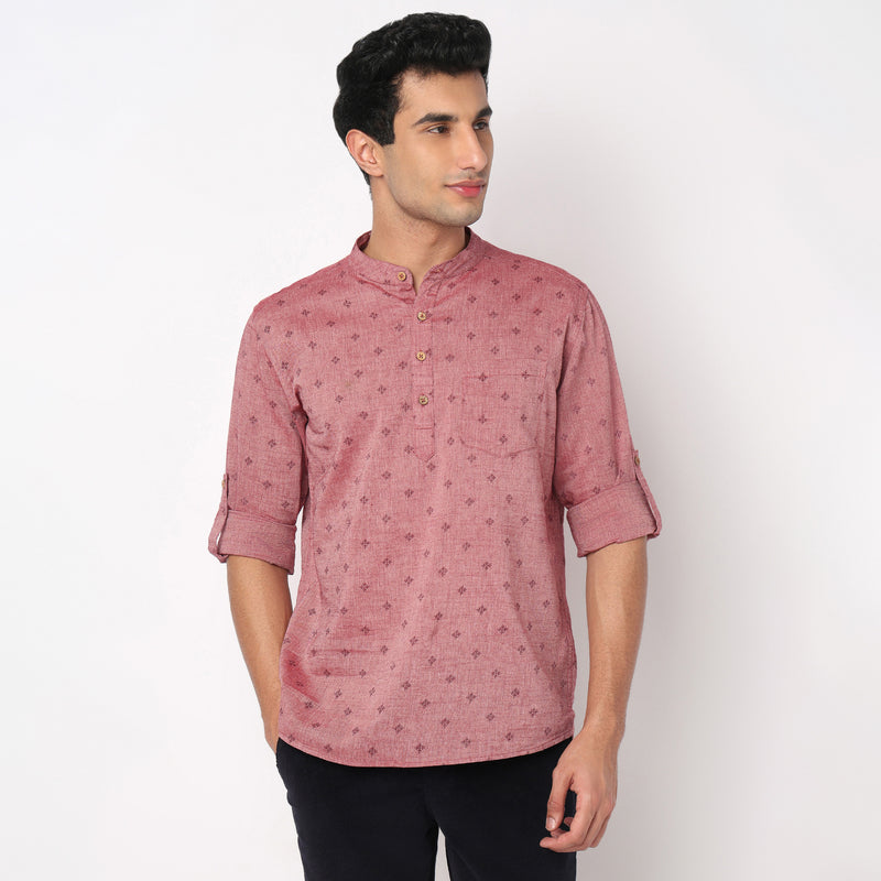 Printed Short Kurta