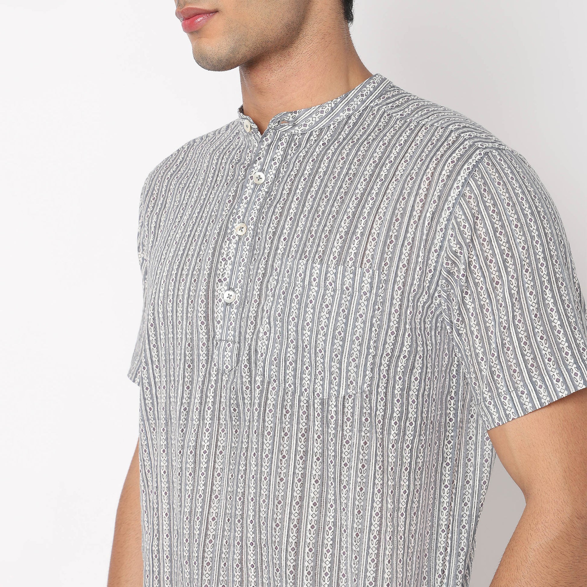 Cotton Printed Short Kurta