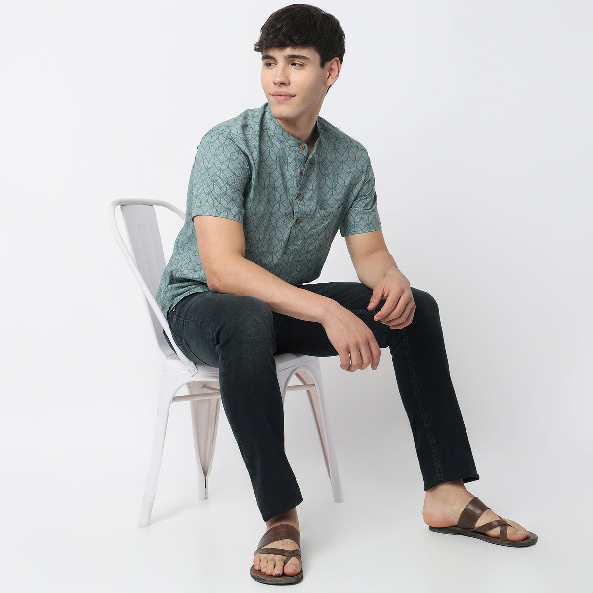 Cotton Printed Short Kurta