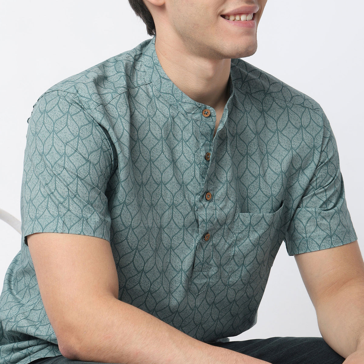 Cotton Printed Short Kurta