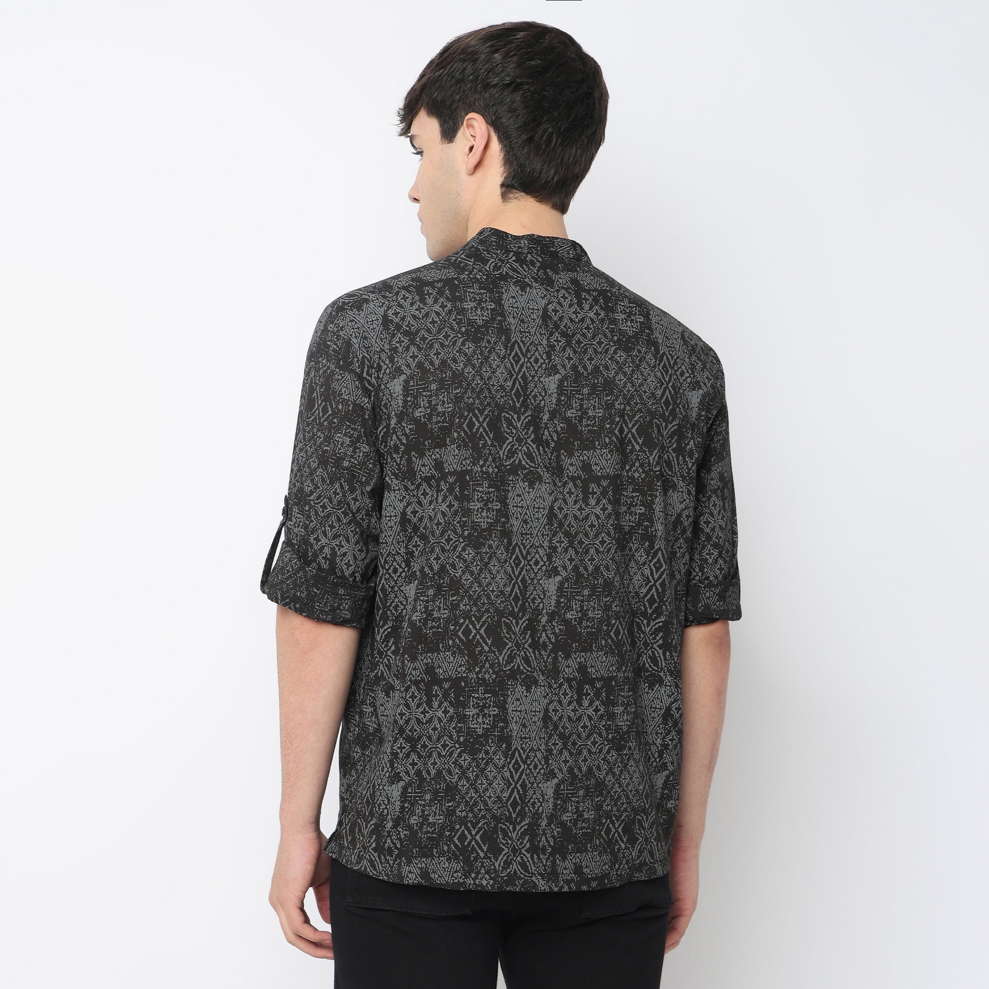 Printed Cotton Short Kurta