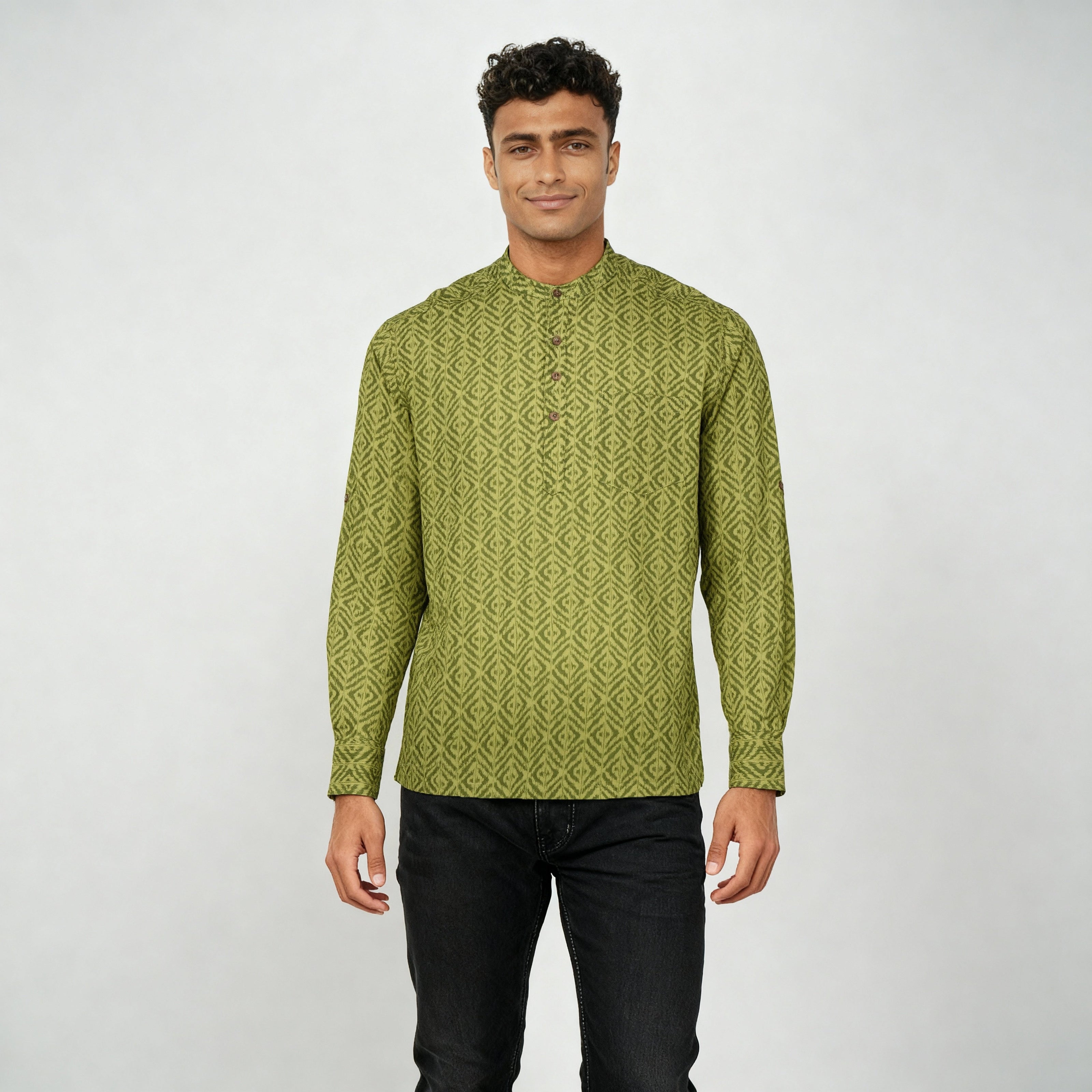 Cotton Printed Short Kurta