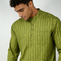 Cotton Printed Short Kurta