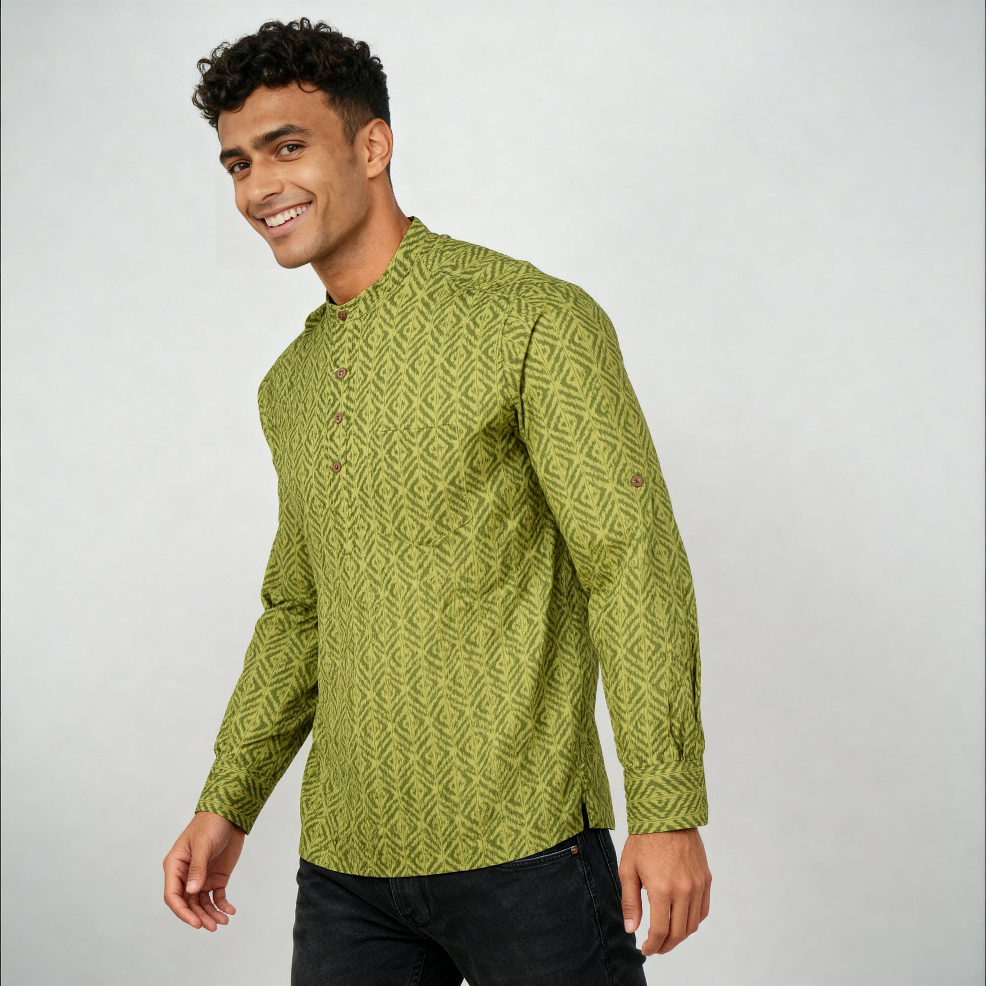 Cotton Printed Short Kurta