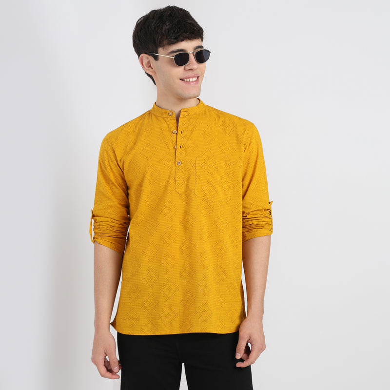 Printed Short Kurta