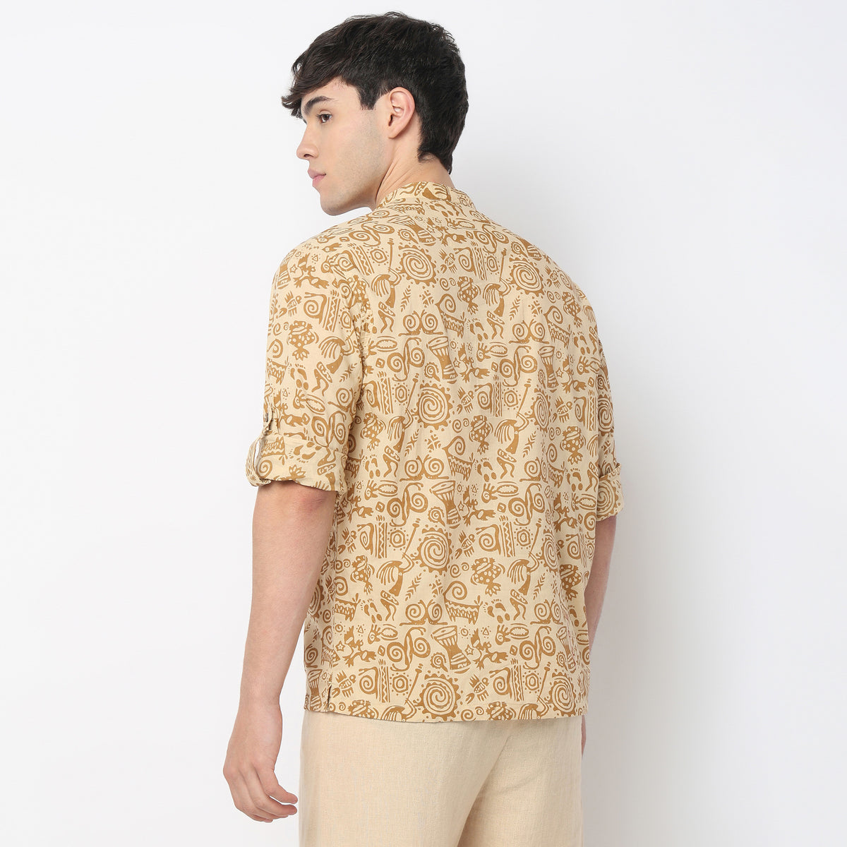 Printed Cotton Short Kurta