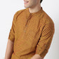 Jacquard Cotton Short Kurta