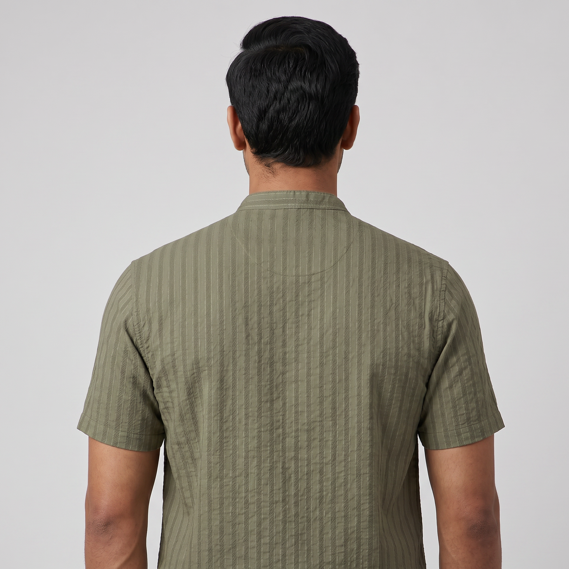 Cotton Striped Short Kurta
