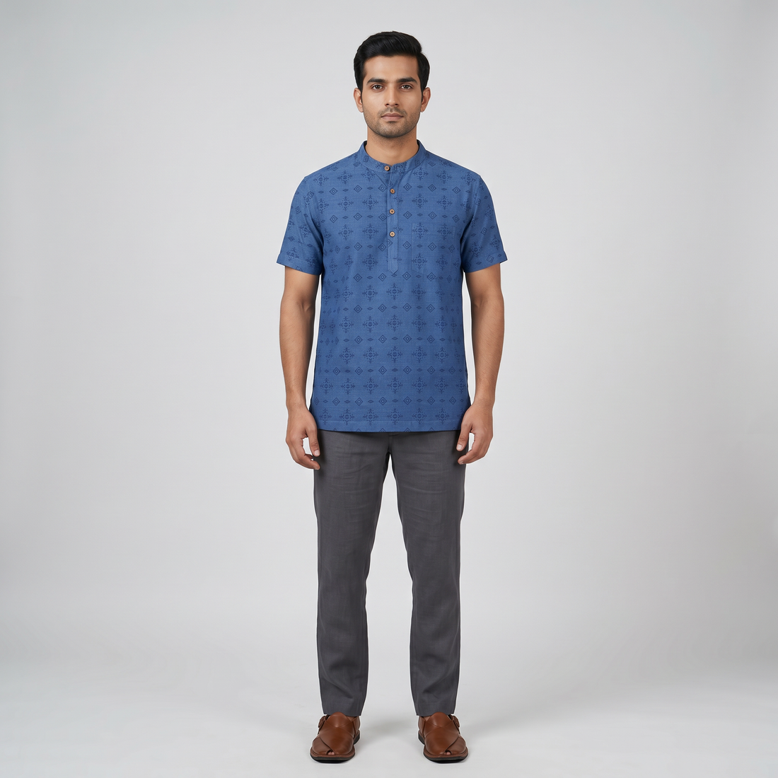 Cotton Printed Short Kurta