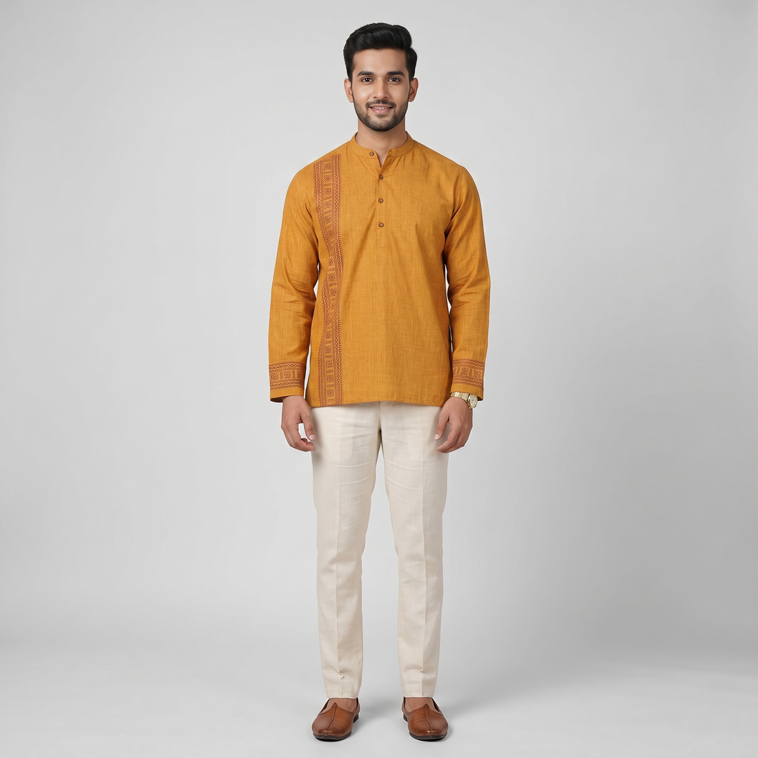 Cotton Printed Short Kurta