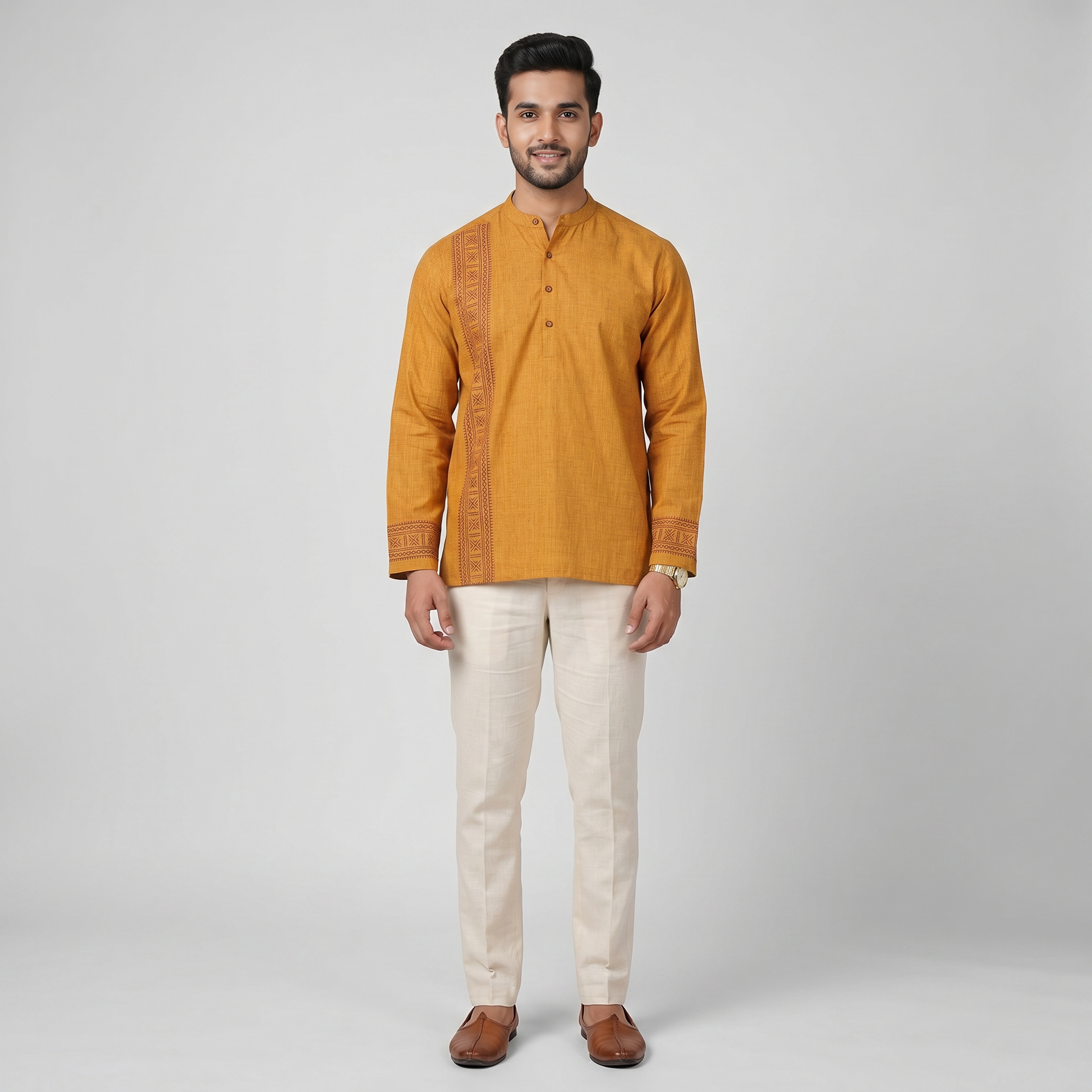 Cotton Printed Short Kurta