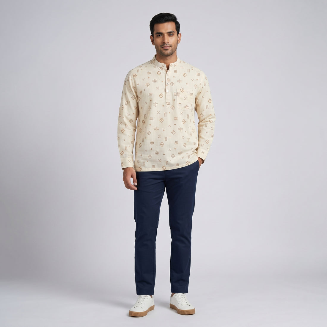 Cotton Printed Short Kurta