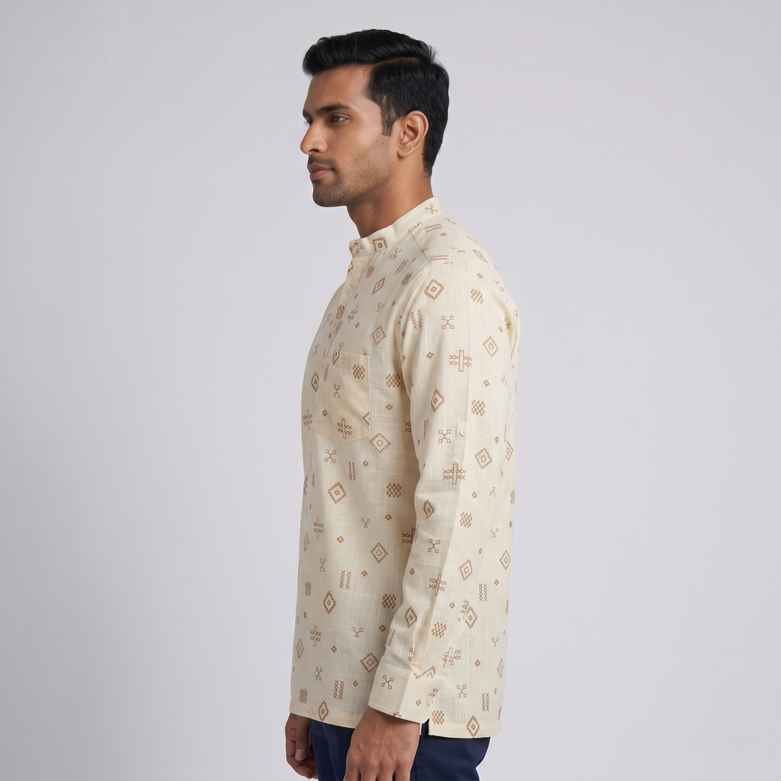 Cotton Printed Short Kurta