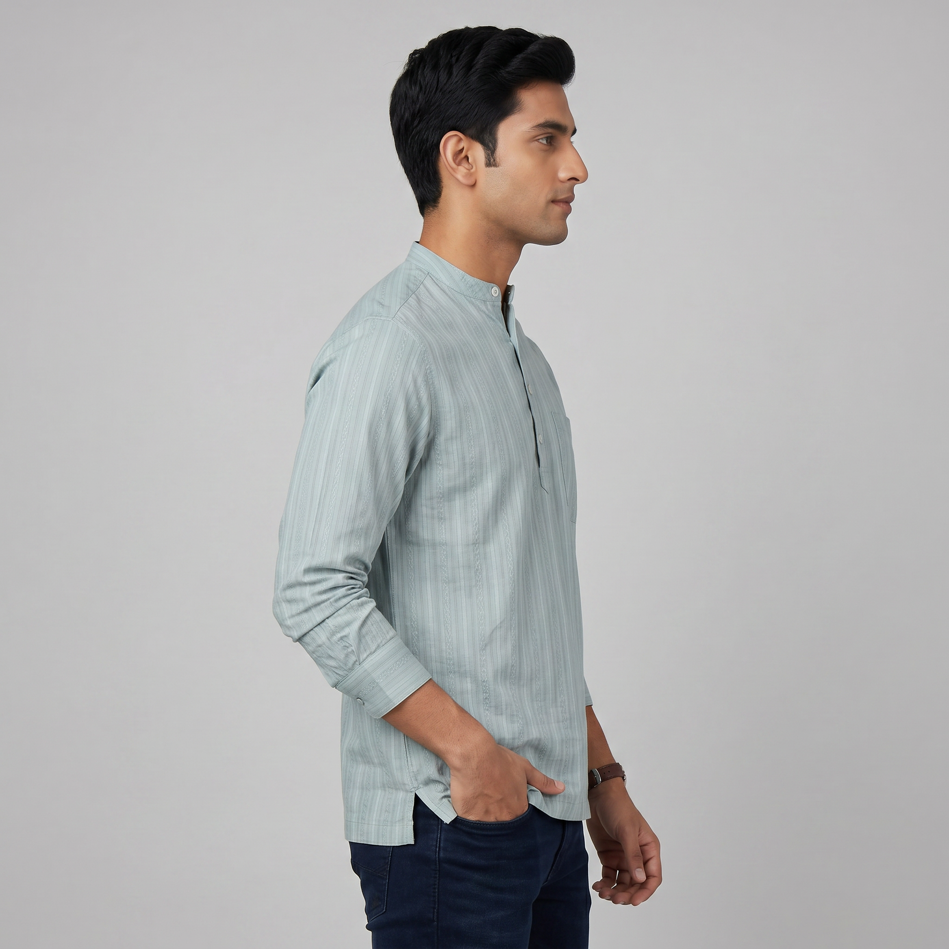 Cotton Embellished Short Kurta