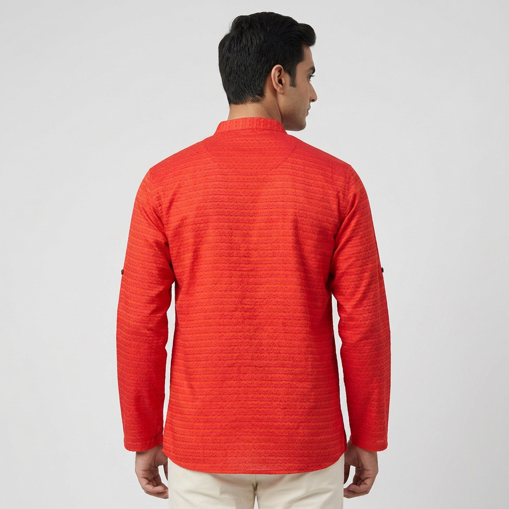 Cotton Yarn Dyed Kurta