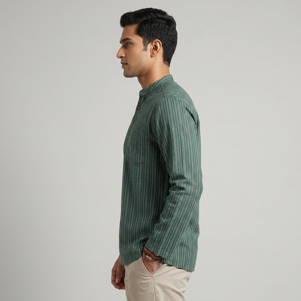 Cotton Abstract Short Kurta