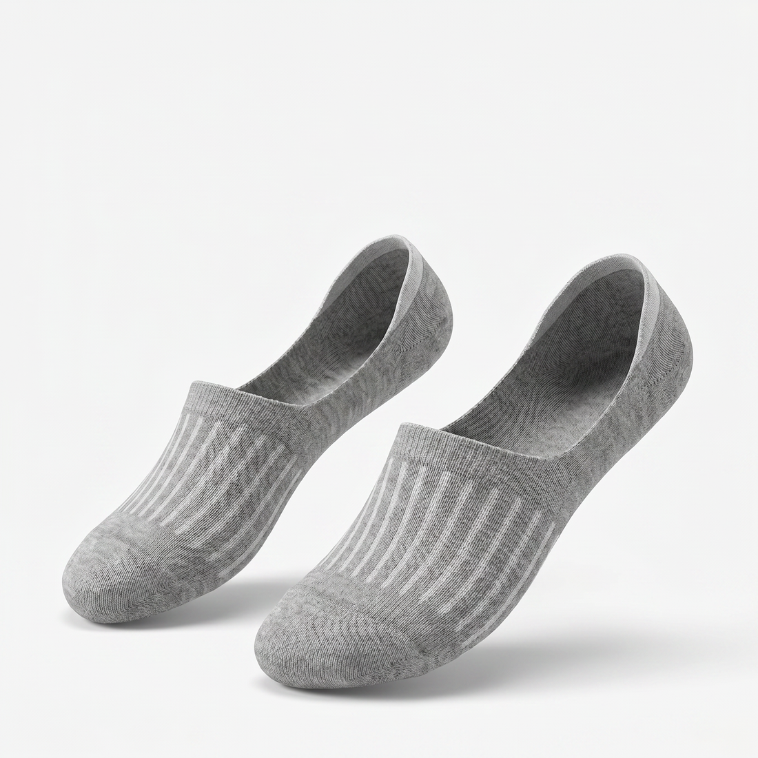 Men Solid No Show Socks - Pack of 3