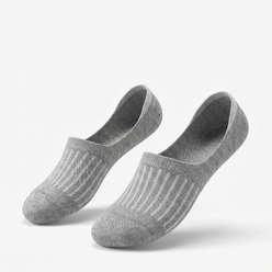 Men Solid No Show Socks - Pack of 3
