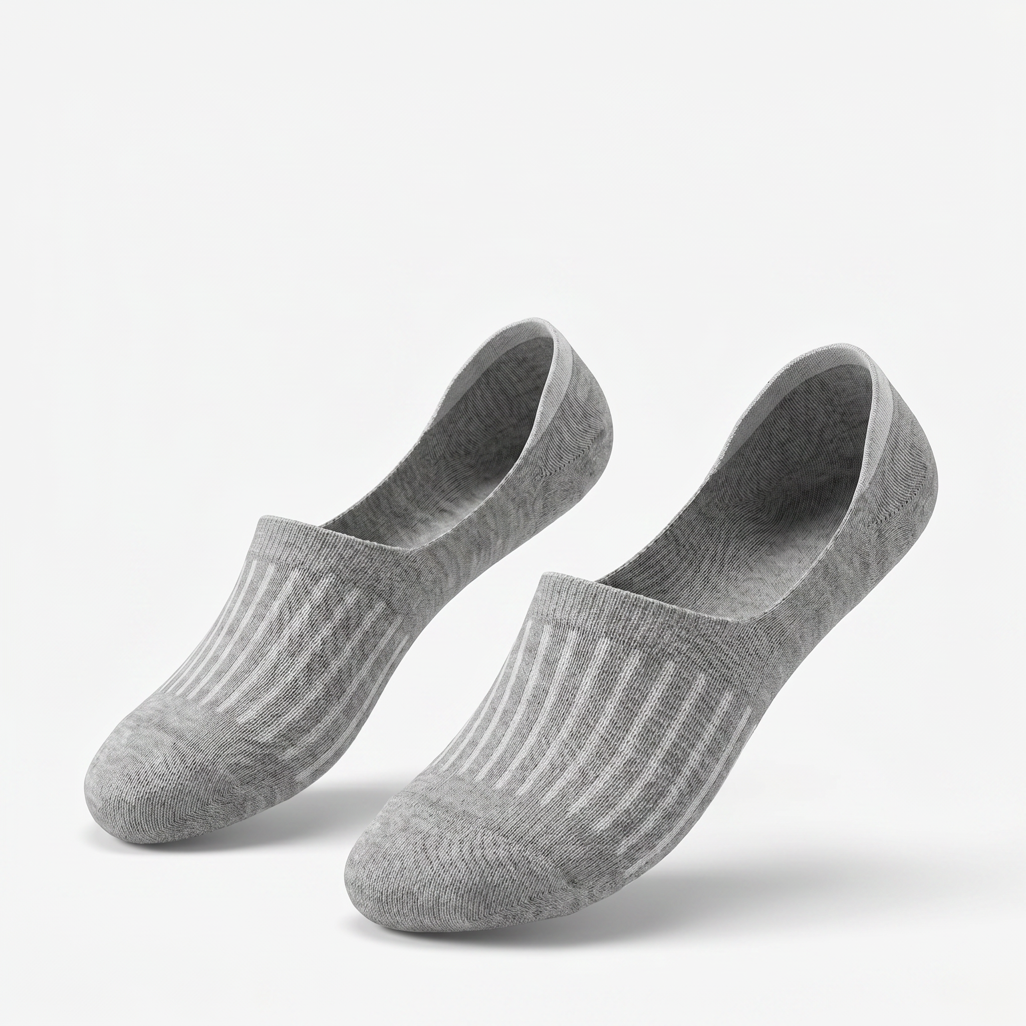 Men Solid No Show Socks - Pack of 3